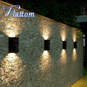 Слънчев led монтиран на стената лампа Външен водоустойчив градински декор на осветителни Тела за огради, тераси лампи за дома Външен слънчев градина, с монтиран на стената лампа