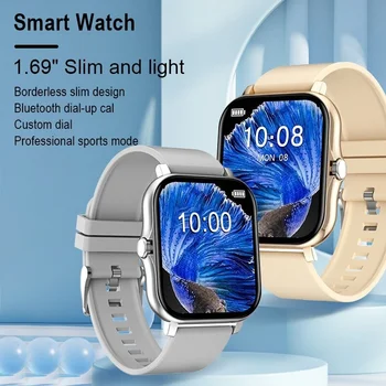 Смарт часовници Bluetooth Информация за въвеждане на номера Натиснете 1,69 Сензорен екран, мулти-режим за времето потребителски циферблат Спортен гривна Препоръчваме