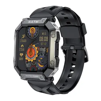 Смарт часовници Pg333, съвместими с Bluetooth, Монитор на Сърдечната Честота, Крачкомер, Смарт Гривна за Спорт на открито