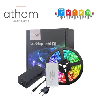 Стартов комплект Athom WLED ESP8266 с лента WS2812B 5 м 60 светодиода/m