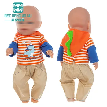 Стоп-моушън облекло за 17 см 43 см, аксесоари за кукла toy born, детски всекидневен костюм, с анимационни герои, Подаръци за момчета и момичета