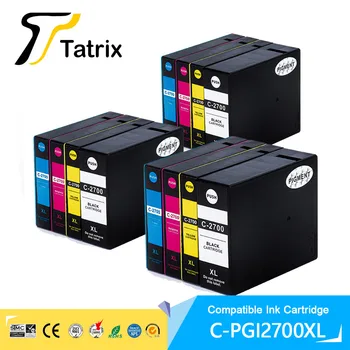 Съвместим мастилницата Tatrix PGI-2700 PGI2700 2700XL за принтер Canon MAXIFY IB4070/iB4170/MB5070/MB5170/MB5370/MB5470