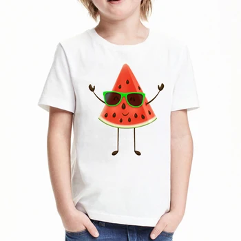 тениска за момчета, блузи за момичета, хубава тениска с изображение, скъпа детски дрехи с танци диня от анимационни, детски дрехи за момичета от 8 до 12 момчета