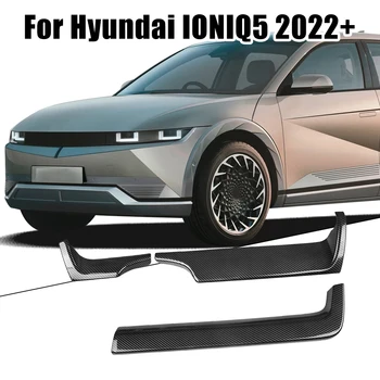 Това е Абсолютно нова здрава подплата от ABS-пластмаса, аксесоари от въглеродни влакна, хастар таблото за Hyundai IONIQ 5 2022 + рамка