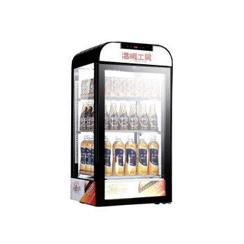 Търговска изолационен нагревателен шкаф-витрина за напитки Кутия за запазване на топлината