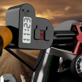 Универсален USB Мотоциклет Водонепроницаемое Зарядно Устройство за Мотоциклет Адаптер за Електрически Велосипед Цифров Волтметър Сензор Волана на Нов Автомобил-Стайлинг