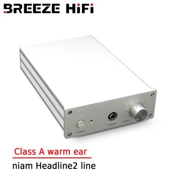 Усилвател за топли уши BREEZE HIFI Клас A Линия Niam Headline2 известната британска лампа ZTX753, ZTX763 С пускането на висок ток клас A