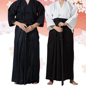 Форма за кендо, облекла за бойните изкуства, костюм за бойни изкуства, кендо, айкидо Хапкидо, костюм за мъже и жени, под формата на Хакама айкидо, кунг-фу, таекуондо