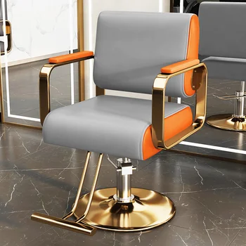 Фризьорски Стол за подстригване, предназначени за фризьорски салон, Интернет-Фризьорски салон Червени Столове за Фризьорски салон стол Може да добавяте и