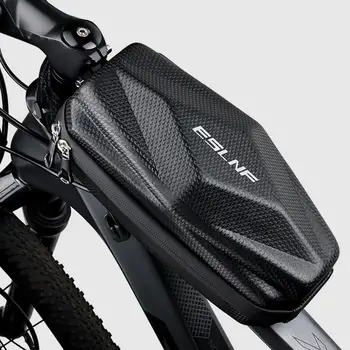 Чанта за каране на волана, водоустойчив предната чанта за мотор, голям капацитет, с твърда обвивка, сигурна чанта за волана, за съхранение на скутери, за шосейни велосипеди