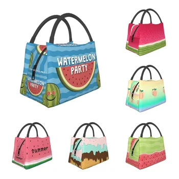 Чанта за летните вечери с диня, утепленная чанта за bento, чанти-хладилници за деца, дамски чанти-тоут за пикник на открито