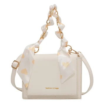Чанти за жени 2023 Лятна нов дамски дизайнерски луксозна чанта, дамска чанта през рамо, чанта през рамо с верига от премиум-клас, модни