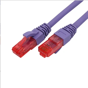 шестигигабитный мрежов кабел 8-жилен основа cat6a networ Super six мрежов кабел с двойна защита, мрежова скок високоскоростен кабел AN2316