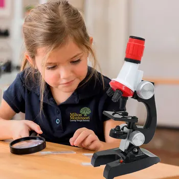 1200X монокулярный оптичен микроскоп за децата в началното училище, научен биологичен микроскоп, цифров монокулярный микроскоп, играчки, подаръци