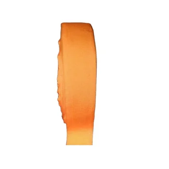 5 см Оранжева луминесцентна предупредителен лента от полиестерен плат, материал за шиене на дрехи