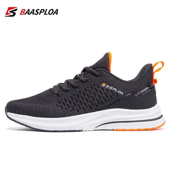 Baasploa 2022 Нова мъжки трикотажная ежедневни обувки за ходене, дишащи модни маратонки, оригинални лека амортизирующая мъжки тенис обувки