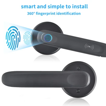 Бесключевой Sasha Bluetooth биометричен пръстов отпечатък Електронни смарт-отпечатък от пръст rfid ключ-карта на приложение на цифровата интелигентна система за заключване на вратите