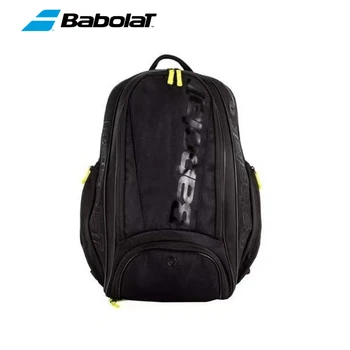 Висококачествена тенис чанта BABOLAT за възрастни, здрава оксфорд ракета за бадминтон, чисто черно модерен класически раницата Babolat
