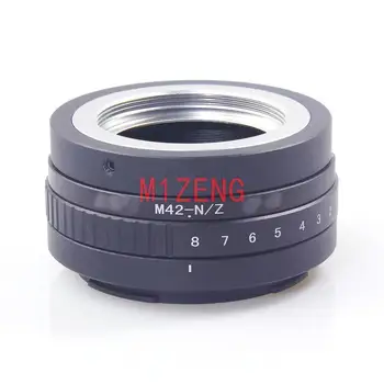 Преходни пръстен с наклон M42-NZ за обектив M42 42 мм до пълен беззеркальной фотоапарат nikon Z Mount z5 Z6 Z7 Z9 Z50 z6II z7II Z50II Z фк